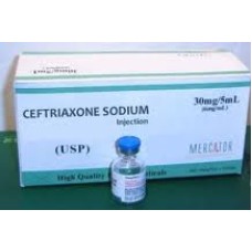 Ceftriaxone Sodium Inj. 1G/1mL, Box of 10# Ceftriaxone Sodium Inj. 1G/1mL, Box of 10#