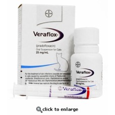 Veraflox Oral Suspension 25mg/mL, 15mL
