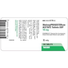 Medroxyprogesterone Acetate Tablets 10mg, 100#