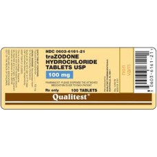 Trazadone HCl Tablets 100mg, 100#