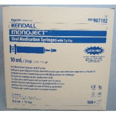 Syringe Disposable MONOJECT 10cc,  Oral Feeding/Medication