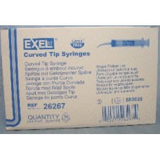 Syringe Disposable 12cc Curved Tip
